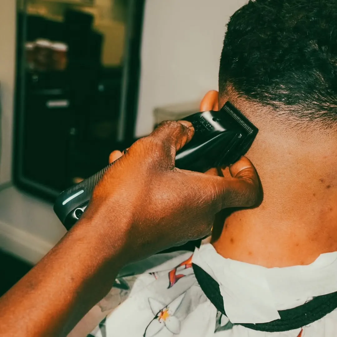 Precision fade haircut with clippers at Barberhood Toronto